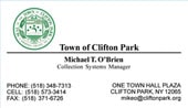 Raised Print business card